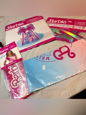 Barbie Party Decoration Set - Hot Pink & Light Blue